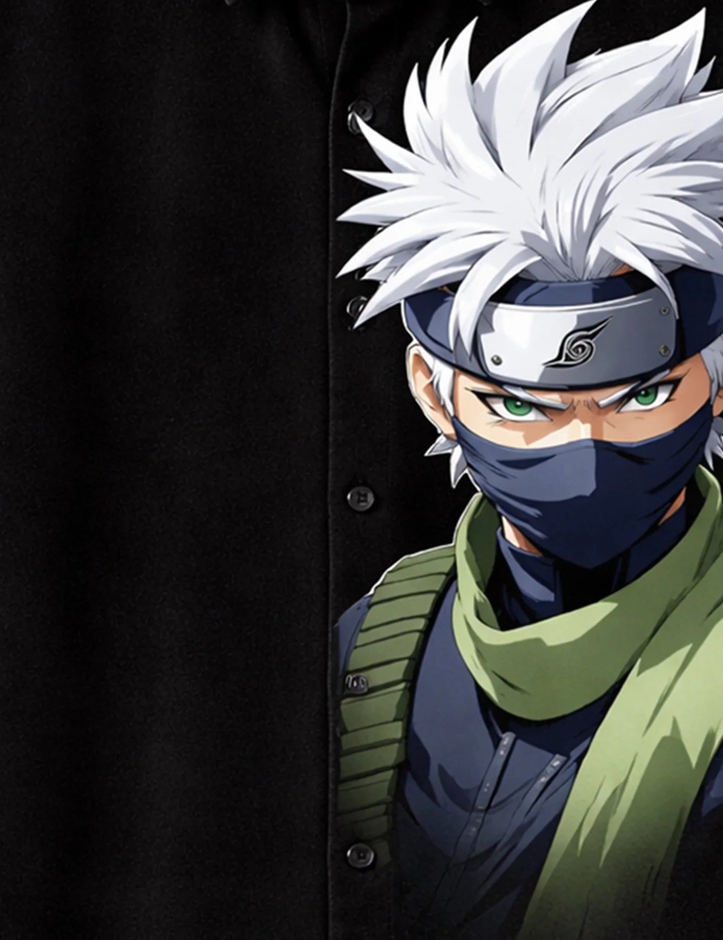 Black Naruto Street Style Men’s Premium Full-Sleeve Shirt - XPST