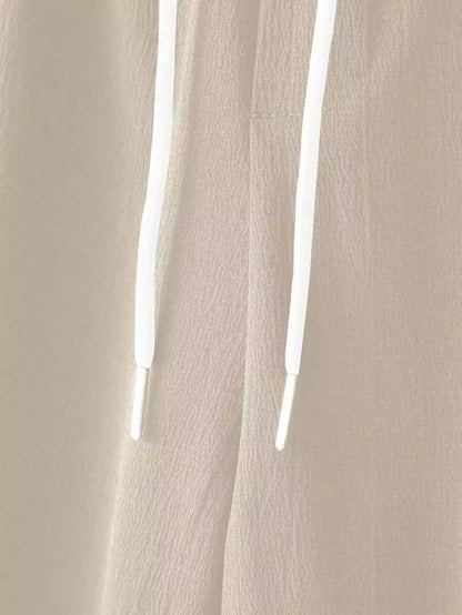 Plain Apricot Mens Full Set Trouser and Shirt Half Sleeves