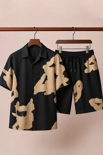 Black Brown Half Pants Cords - XPCRDH