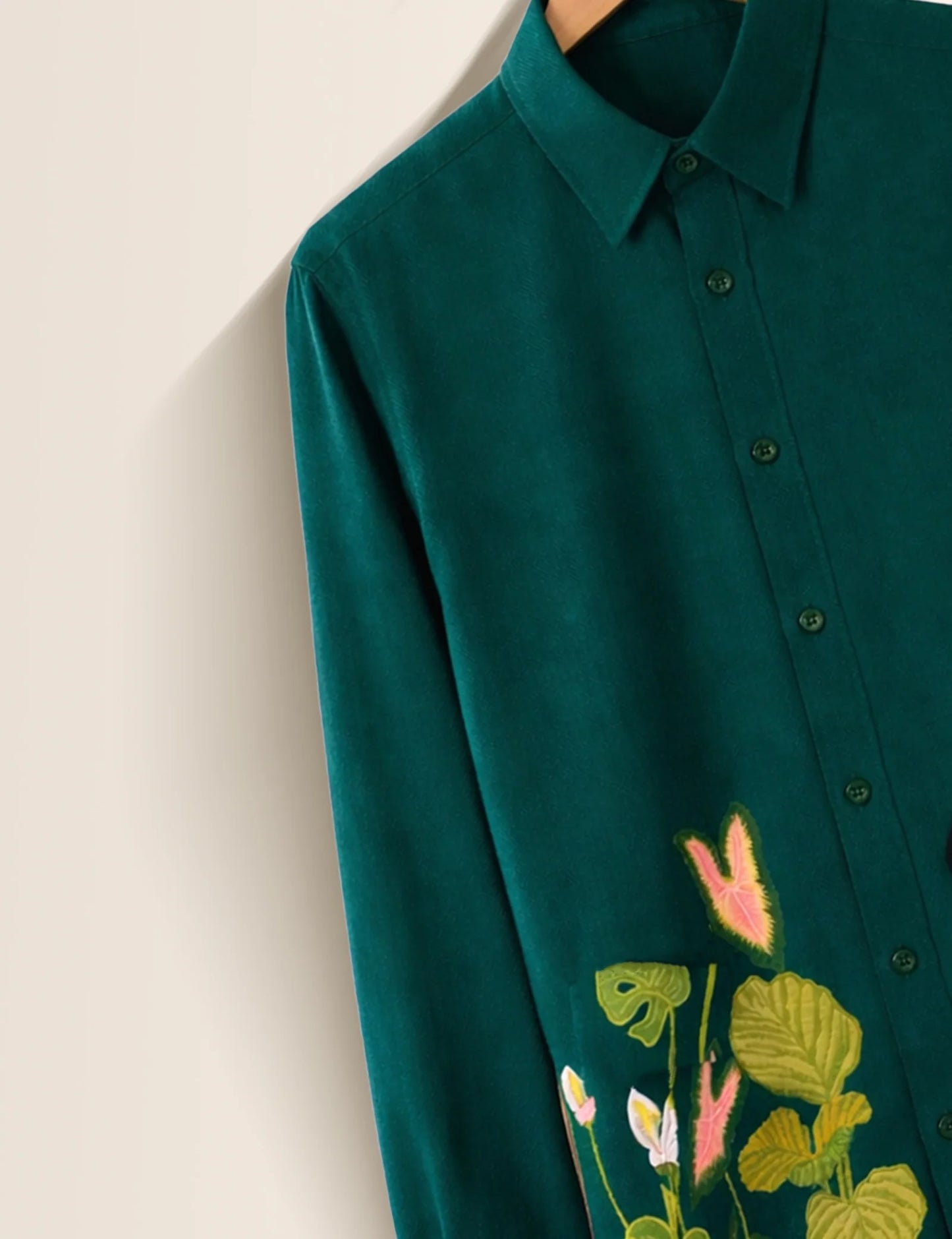 Green Flamingo Street Style Men’s Premium Full-Sleeve Shirt - XPST